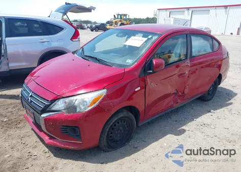 2021 Mitsubishi Mirage G4 Carbonite Edition/Es/Le из США, поврежденный, VIN ML32FUFJ1MHF00762